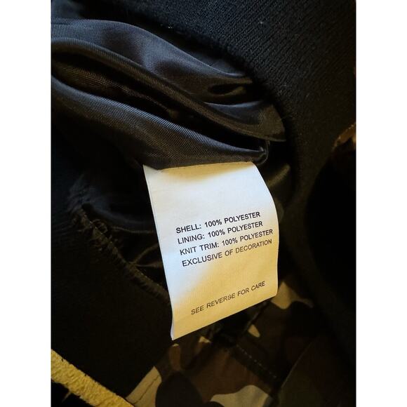 AUTHENTIC ALPHA INDUSTRIES Vintage LOS ANGELES DODGERS Camo BOMBER JACKET A4 - Picture 9 of 12